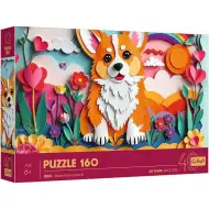 40. výročí - Papírové umění: Malý pejsek 160dílné puzzle - Trefl