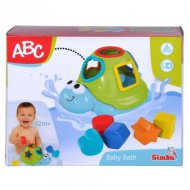 ABC plavecká želva s tvarovými kostkami - Simba Toys