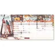 Ars Una: California Lifestyle jednostránkový, oboustranný rozvrh hodin