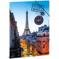 Ars Una: Cities of the World Paris gumová pořadač A4