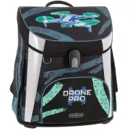 Ars Una: Drone Pro kompaktní ergonomický školní batoh s magnetickým zapínáním, rozměry 33x41x24 cm