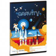 Ars Una: Gravity astronaut čtverečkovaný sešit A/5