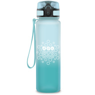 Ars Una: Ice bílo–světlemodrá matná láhev s barevným přechodem, bez BPA, 600 ml