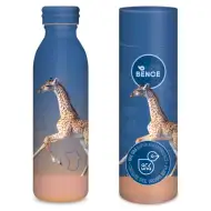 Ars Una Icons of the wild – Dvojstěnná kovová láhev na pití s motivem žiraf, 600 ml