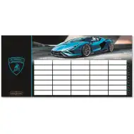 Ars Una: Lamborghini modrý oboustranný rozvrh hodin