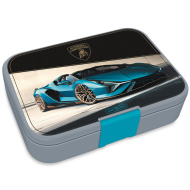 Ars Una: Lamborghini svačinová krabička s přihrádkami 15,3×21,6×5,2 cm