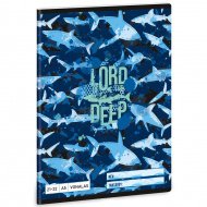 Ars Una: Lord of the Deep žraločí linkovaný sešit A/5