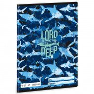 Ars Una: Lord of the Deep žraločí linkovaný sešit pro 1. třídu A/5