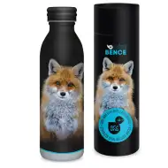 Ars Una: Máté Bence - Dvojstěnná kovová láhev na vodu s motivem lišky v dárkové krabičce 600ml