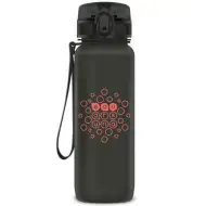 Ars Una: Matt tmavě šedá láhev bez BPA 800ml