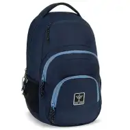 Ars Una: Navy tmavě modrý AU-2 školní taška, batoh 32x46x22cm