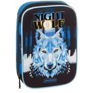 Ars Una: Nightwolf vícepatrový rozkládací penál 15,5x22,5x4,5cm