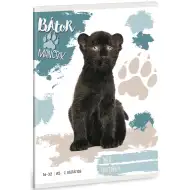 Ars Una: Odvážné tlapky - Černý panter linkovaný sešit pro 2. třídu A/5 16-32