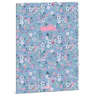 Ars Una: Pearl Blossom Blue květinová gumičková složka A/4