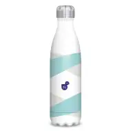 Ars Una: Pruhovaná dvoustěnná kovová láhev 500 ml