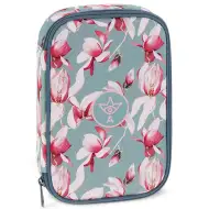 Ars Una: Rosy Magnolia vícepatrový rozkládací penál 15,5x22,5x4,5 cm