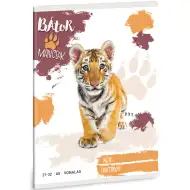 Ars Una: Statečné tlapky – Linkovaný sešit s tygrem A/5 21-32