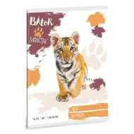 Ars Una: Statečné tlapky - Tygr A/5 linkovaný sešit pro 1. třídu 14-32