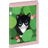 Ars Una: Think Pink peněženka s kočičkou 9x12,5x2 cm