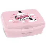 Ars Una: Think Pink růžová svačinová krabička s kočkou