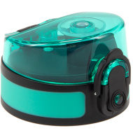 Ars Una: Víčko lahve s bezpečnostním zámkem v tyrkysové barvě pro láhev o objemu 600 ml