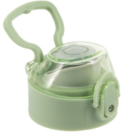 Ars Una: Víčko na kovovou láhev Botanic Leaf v pastelově zelené barvě pro láhev o objemu 700 ml