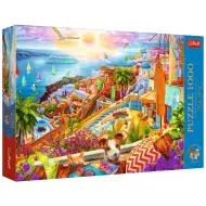 Atmosféra Santorini 1000dílné prémiové plus kvality puzzle - Trefl