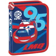 Auta modro-červený rozkládací penál 20,5cm x 13,5cm x 3,5cm