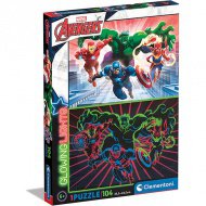 Avengers fluorescenční puzzle 104 kusů - Clementoni