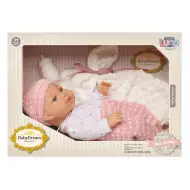 Baby Dream: Miminko v růžovém oblečení s doplňky 35 cm