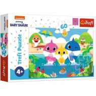 Baby Shark: Dovolená s rodinou - Společně tým 60 dílků puzzle - Trefl