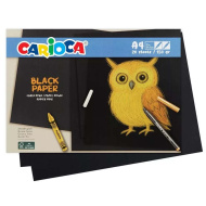 Balení černých papírů A4, 20 ks - Carioca