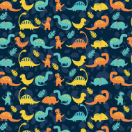 Balicí papír s dinosaury 100x70cm