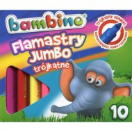 Bambino: Jumbo barevné fixy, sada 10 kusů