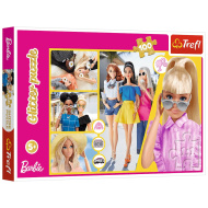 Barbie 100dílné třpytivé puzzle - Trefl