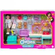 Barbie: Chelsea veterinářská herní sada - Mattel