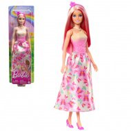 Barbie Dreamtopia: Princezna panenka v růžových šatech s motýly - Mattel