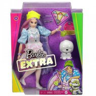 Barbie Extra: Panenka ve třpytivých šatech s mazlíčkem - Mattel