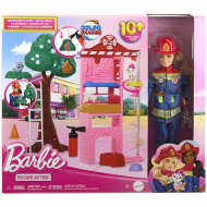 Barbie: Hasičská stanice herní set - Mattel