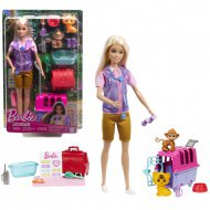 Barbie: Kariérní panenka záchranářka divokých zvířat s doplňky - Mattel