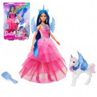 Barbie: Princezna safírového pegasa s doplňky - Mattel