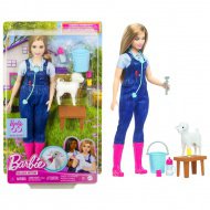 Barbie: Sada k 65. výročí kariéry - Panenka veterinářka s doplňky - Mattel