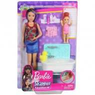 Barbie: Skipper koupací set pro hlídání dětí - Mattel