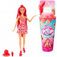 Barbie: Slime Reveal - Překvapení melounové panenky v sadě s ovocem s červenými vlasy - Mattel