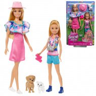 Barbie: Stacie na záchranu - Sada Barbie a Stacie s malým pejskem a doplňky - Mattel