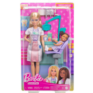 Barbie zubařka s blond vlasy kariérní panenka herní set - Mattel