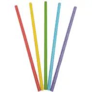 Barevná sada 50 papírových brček