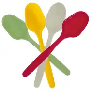 Barevné opakovaně použitelné lžičky – sada 8 kusů