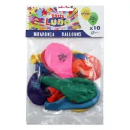 Barevné šťastné narozeniny balónkový set 10 ks