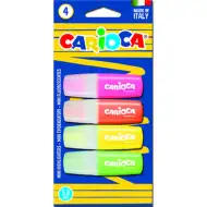 Barevný mini set zvýrazňovačů 4ks - Carioca